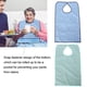 thumbnail image 5 of Babero para adultos impermeables, babero anciano, diseño de sujetadores instantáno de la piel de pvc para convalecientes postrados en cama, 5 of 7