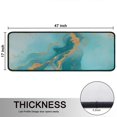 thumbnail image 5 of Kitchen Rugs Sets Of 2,Blue Gold Marble Pattern Anti Fatigue Kitchen Mat Rugs Non Slip Washable,Decorative Kitchen Floor Mats for Kitchen,Sink,Laundry,17"x47"+17"x47", 5 of 5