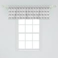 thumbnail image 2 of Ambesonne Geometric Window Valance, Zigzag Herringbone, 54" X 18", Black White, 2 of 3