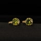thumbnail image 4 of Pendientes de Fiesta onlyliua Aro de Circonitas y Flores Redondas 9 Mm Rellenos Oro Amarillo 18 Quilates, 4 of 4