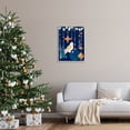 thumbnail image 3 of Stupell Industries Geometric Winter Owl Holiday Painting Gray Framed Art Print Wall Art, 24 x 30, 3 of 9
