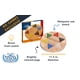 thumbnail image 2 of Juego de Mesa Damas Chinas de Madera WE Games 28 cm, 2 of 8