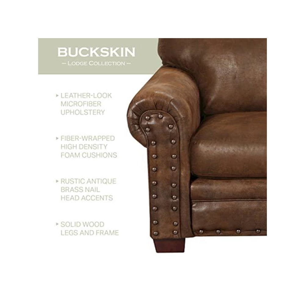 American Furniture Classics Model 8500-20 Buckskin Ottoman