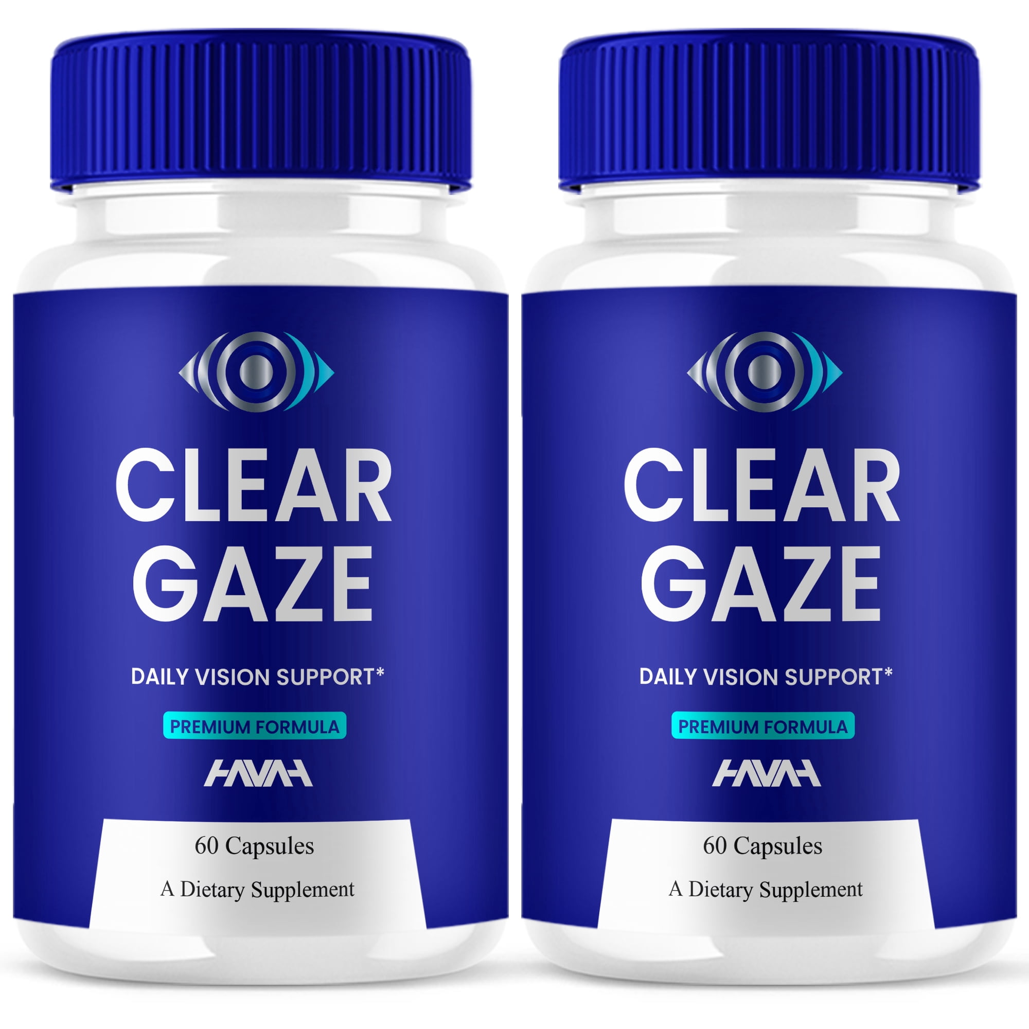 (2 Pack) Clear Gaze Vision Support, ClearGaze Premium Formula (120 Capsules)