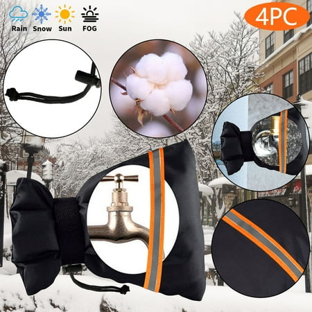 

WDOEID Reusable Faucet Cover with Reflective Tape for Winter Outdoor