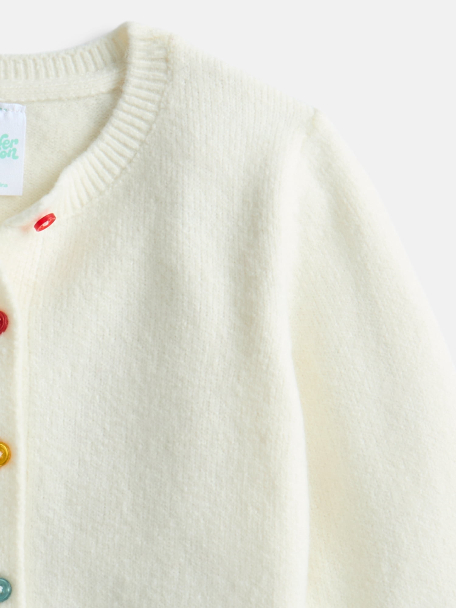 Wonder Nation Toddler Girls' Cardigan Sweater with Long Sleeves, Sizes 12M-5T