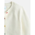 thumbnail image 2 of Wonder Nation Toddler Girls' Cardigan Sweater with Long Sleeves, Sizes 12M-5T, 2 of 3
