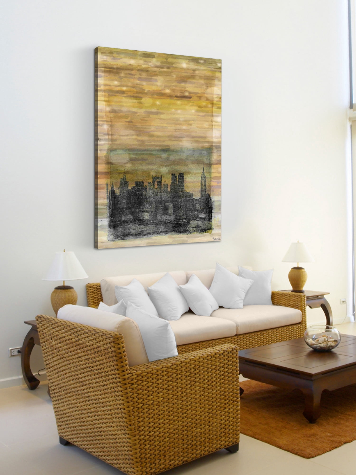 Parvez Taj "Shaded NYC" Print on Canvas