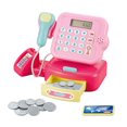 thumbnail image 1 of Jouet de Caisse de Supermarché Simulation DIY Interaction Éducative Lampe Jeu de Rôle Sonore Jeu de Courses Cadeau pour Enfants Garçons Filles Jouets de Jeu de Rôle, 1 of 7