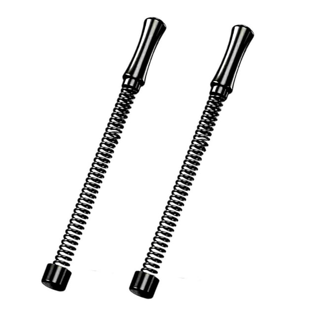 S SERENABLE 2Pcs Ropeless Battle Ropes Fitness Bar for Home Gym Office Strength Training Black