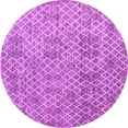 thumbnail image 1 of Ahgly Company Indoor Round Abstract Purple Modern Area Rugs, 5' Round, 1 of 4