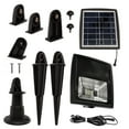 thumbnail image 3 of Gama Sonic Black Aluminum Solar LED Flood Light for Landscape w/ Detachable Panel 1-Pack - Warm White, 3 of 7