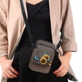 thumbnail image 4 of HELLHERO Women Crossbody Bag Double Layer Daily Use Unisex Adjustable Crossbody Bag Double-layer Psychedelic Mushroom, 4 of 7