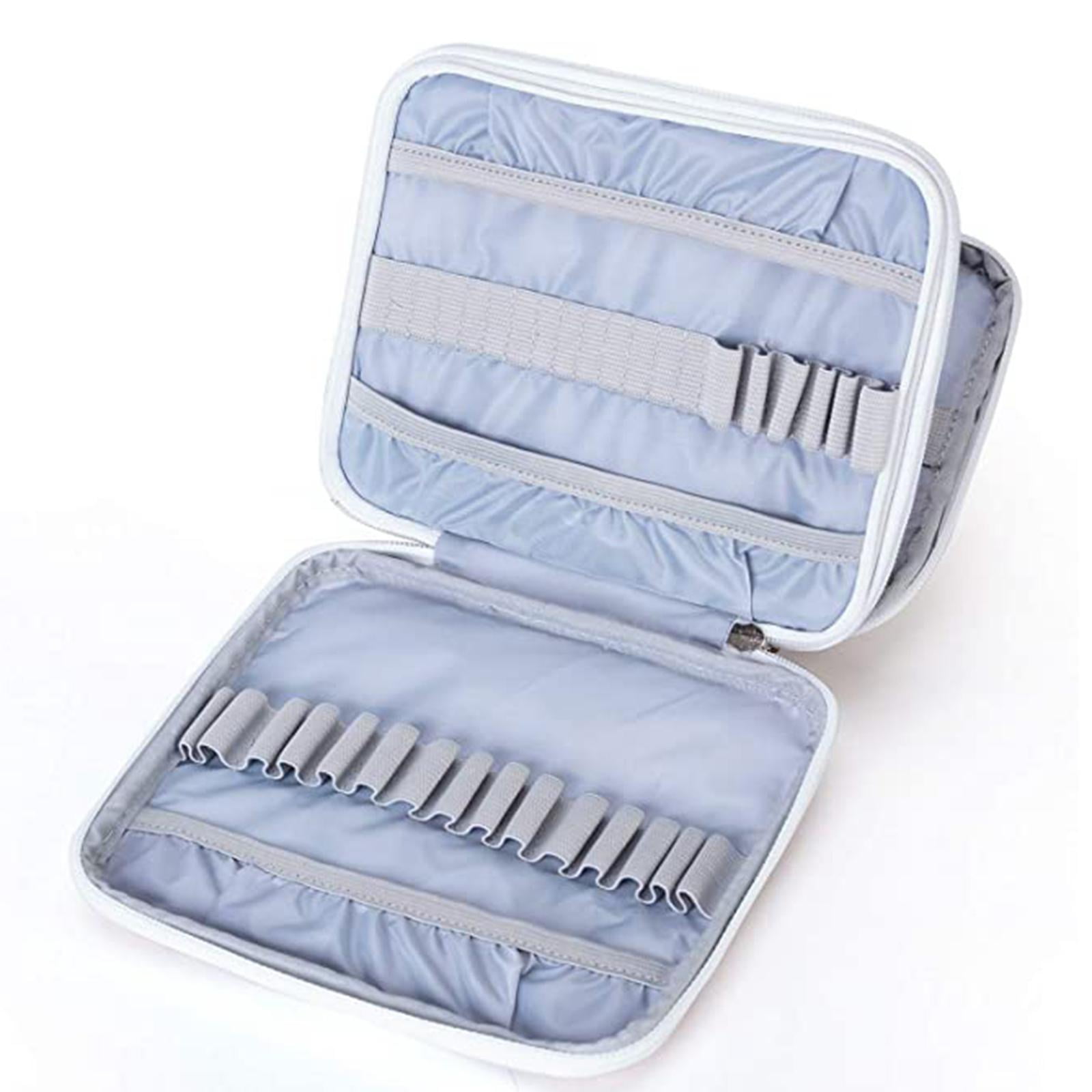 GUOOL 2 Pieces Crochet Hook Cases Storage fastener bags for Various Crochet Hooks