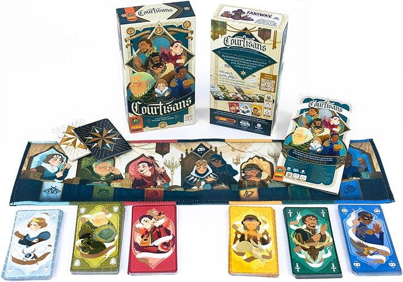 Courtisans Family Card Game for Ages 8 and up, from Asmodee