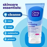 (3 pack) Clean & Clear Acne Triple Clear Exfoliating Facial Scrub, 5 oz