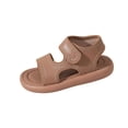 thumbnail image 3 of Viluyesy Boys Toddler Sandals Comfortable Open-Toe Casual Summer Shoes for Baby & Preschool Boys, Beach & Everyday Wear Brown Size 12, 3 of 10