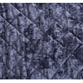thumbnail image 4 of Chezmoi Collection Lux Purple Velvet Quilt Queen Set, 3-Piece Lush Plush Distressed Velvet Bedding All Season Lightweight Bedspread Brushed Microfiber Reverse with Diamond Stitch Quilting, 4 of 9
