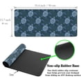thumbnail image 6 of Computer Desk Mat Blue Mats, Gaming Mouse Pads Big Mouse Pad, Desk Pads Large Non-Slip Rubber Base Waterproof with Stitched Edges, 35.4 X 15.7 inch for Work/Game/Office/Home Turtle Pattern, 6 of 6