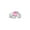 Pink Ice, variant on Rings for Women 14K White Gold Ring Oval 9X7MM Gemstone &  Diamonds Classic Design October Pink Ice Jewelry for Women Size 8