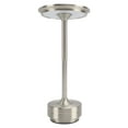 thumbnail image 2 of Lámpara de escritorio LED que ajusta el brillo iluminación de 360 grados carga rápida lámpara de mesa de aluminio plateada, 2 of 5