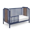 thumbnail image 6 of Suite Bebe Brees 3-in-1 Island Crib, Midnight Blue & Brownstone, 6 of 7