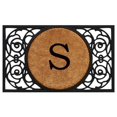 thumbnail image 1 of Calloway Mills 180032236S 22 x 36 in. Armada Circle Monogram Rectangular Doormat, Natural & Black - Letter S, 1 of 1
