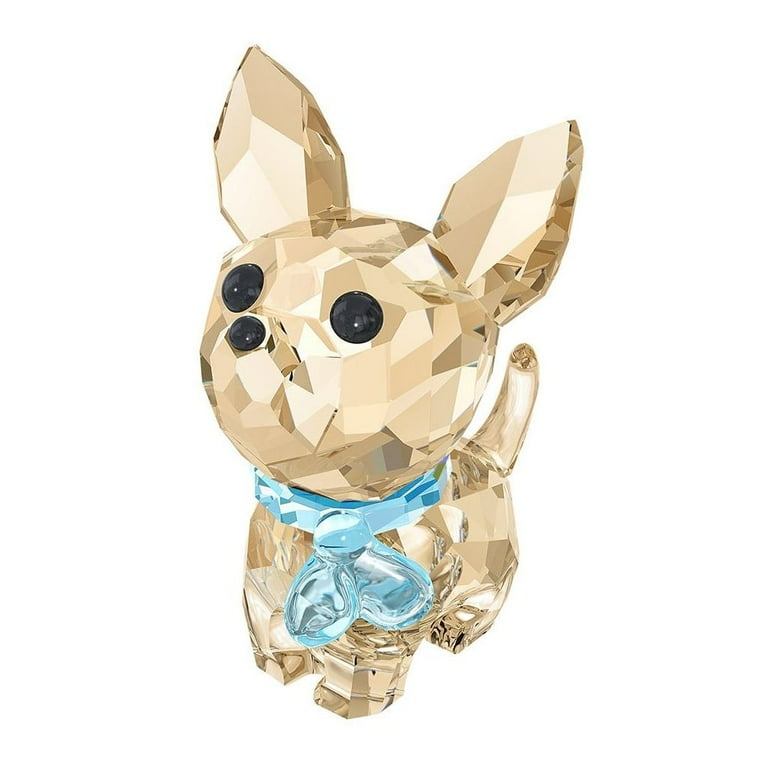 Swarovski Color Crystal Small Dog Figurine: Oscar The Chihuahua