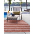 thumbnail image 5 of Jill Zarin Outdoor Collection Area Rug - Anguilla (7' 10" Square Rust Red/Ivory), 5 of 8