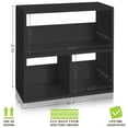 thumbnail image 4 of way basics eco-friendly collins cubby bookshelf and organizer, 4 of 11