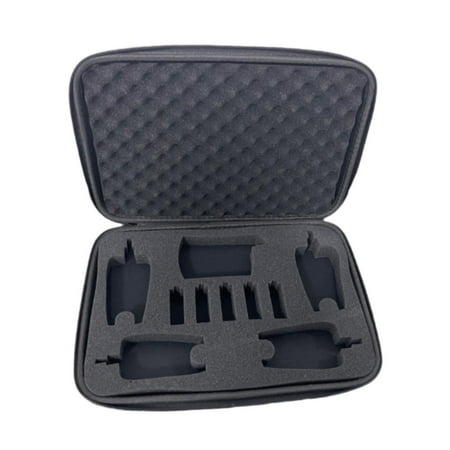 Fishing Tackle Box Fishing Bite Alarm Carry Bag EVA Sponge Material Organizer for Anglers Camping Lake River