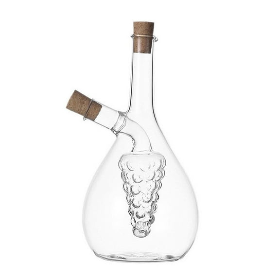 yotijay 2 in 1 Oil And Bottle with Cork Stopper, Olive Oil And Dispenser