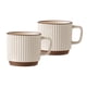 thumbnail image 4 of Taza de café de 2 piezas, taza de con asa, taza de de 250 ml, taza de café, taza de té para agua, leche, jugo, cereal, 4 of 9