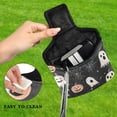 thumbnail image 4 of Haosy Pumpkin Ghost Spiderweb Golf Mallet Putter Cover Strong Magnetic Leather Golf Club Headcover Closure, 4 of 7