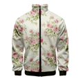 thumbnail image 2 of Chaqueta con estampado de flores antiguas en 3D para hombre, chaqueta de invierno para mujer, chaquetas con gráficos de flores de Harajuku, moda para niños, top vintage genial, 2 of 4