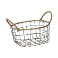 thumbnail image 1 of Cesta para huevos con asa, contenedor para frutas, cesta de Metal para , cesta de almacenamiento de alambre para huevos, aperitivos, 1 of 9
