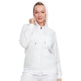 thumbnail image 6 of Women's Zip-Up Hoodie Scrub Jacket – Lightweight Hooded Workwear For Nurse,4-Way Stretch,Clinical, Jacket With Hood, 6 of 6