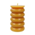 thumbnail image 2 of Better Homes & Gardens Unscented Bubble Pillar Candle, 3x5 Inches, Orange, 2 of 5