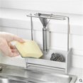 thumbnail image 5 of Escurridor de doble almacenamiento para fregadero de cocina, estante para piscina, organizador de esponjas y paños, organizador de cocina, 5 of 5
