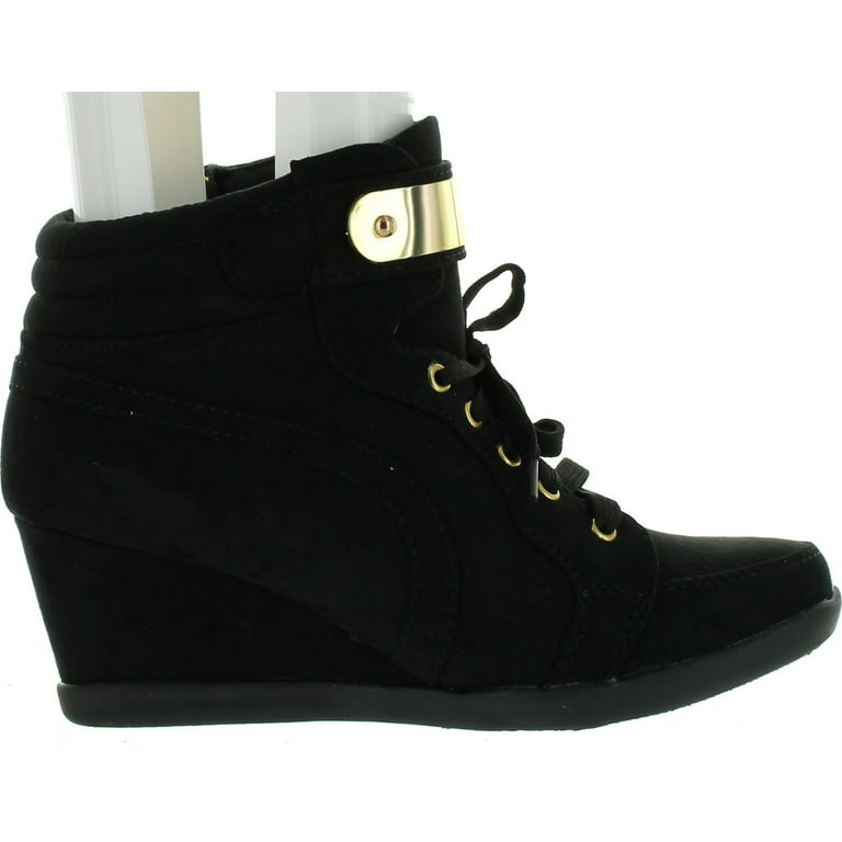 Forever Link Womens Peggy-53 Wedge Fashion Sneakers - Walmart.com Forever Link Womens Peggy-53 Wedge Fashion Sneakers - Walmart.com