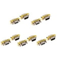 thumbnail image 1 of Serie DB9 M / / F cambiador de género Adaptador de acoplador Convertidor Enchufe 10Pack perfke Conector DB9 de metal, 1 of 9