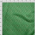 thumbnail image 3 of oneOone Georgette Viscose Green Fabric Batik Sewing Craft Projects Fabric Prints By Yard 42 Inch Wide, 3 of 4
