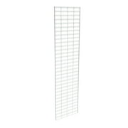Econoco Metal Slat Grid for Any Retail Display or Home Storage, 2’ Width x 8’ Height, 3 Grids Per Carton (WHITE)