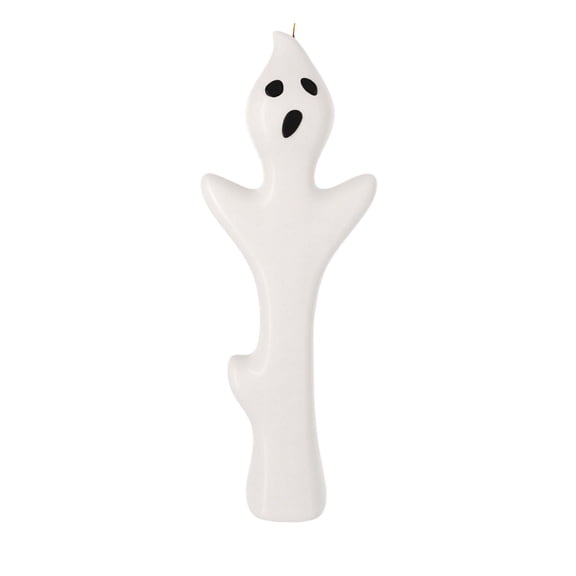 Halloween Cute Ghost Taper Candless for Home Decor, Spooky Shaped Wax Candless for Party Table Centerpieces and Gift Giving