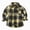 H551-Light Yellow, variant on TOWED22 Boys Flannel Plaid Shirt Casual Button Down Shirts Long Sleeve Jacket Lapel Shacket Coat Tops Casual Outwear,Purple,3-4 Y