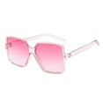 thumbnail image 3 of Ajshakl 2025 Glasses, Ladies Sunglasses Personality Big Frame Fashion, Pink, 3 of 5