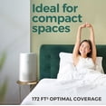 thumbnail image 3 of Air Purifier for Home – True H13 HEPA Filter for Small Rooms up to 172 sq.ft – 3-Stage Filtration for Smoke, Dust, Pets & Pollen – Ultra-Quiet Sleep Mode (28dB) & Night Light, 3 of 5