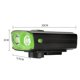 thumbnail image 2 of Bicicleta De Energía Solar Con Bocina Lámpara De Advertencia De Bicicleta Impermeable Recargable Por Usb Para Montar En Bicicleta Al Aire Libre Moyic OD008609-00, 2 of 7
