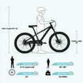 thumbnail image 4 of Bicicleta de montaña, 24 pulgadas MTB para niños y niñas Edad 9-12 años, múltiples colores, 4 of 4