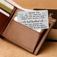 thumbnail image 2 of DEGASKEN "I Choose You" Stainless Steel Card for Men, Anniversary, Valentine's, Christmas, Father's Day, Birthday, 2 of 5